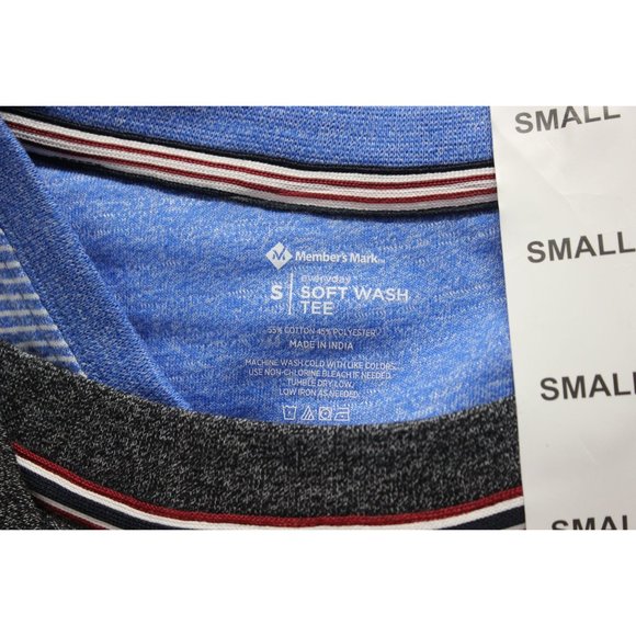 Member's Mark men's everyday soft wash short sleeve relaxed fit tee pack of 2 - Picture 5 of 5